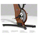 NOHrD Bike-Fahrradergometer, Nussbaum