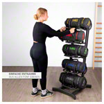 Sport-Tec Powerbag-Set Robusta, 5-25 kg, 5-tlg., inkl. Aufbewahrungsständer