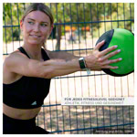 Sport-Tec Medizinball ø 19 cm, 2 kg, gelb