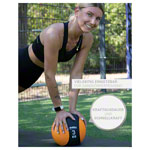 Sport-Tec Medizinball  23 cm, 3 kg, orange_StripHtml