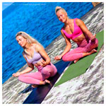 AIREX Pilates- und Yogamatte ECO Pro, LxBxH 180x61x0,4 cm