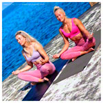 AIREX Pilates- und Yogamatte ECO Pro, LxBxH 180x61x0,4 cm