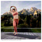 AIREX Pilates- und Yogamatte 190 inkl. Ösen, LxBxH 190x60x0,8 cm