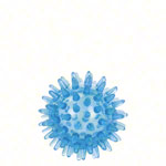 Reflex-Ball Massageball Igelball Reflexzonen Massage Selbstmassage 6 cm BLAU