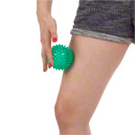 Reflex-Ball, Ø 8 cm, grün-transparent