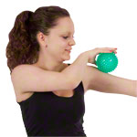 Reflex-Ball,  10 cm, grn-transparent