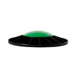 Abbildung zeigt TOGU Balance Board, ø 40 cm, mittel, schwarz/grün