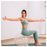 Opti-Ball Gymnastikball transparent,  55 cm_StripHtml
