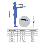 Opti-Ball Gymnastikball transparent, ø 55 cm