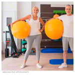 PEZZI Gymnastikball, ø 42 cm, gelb