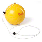 Sportball mit Schnur Spielball Übungsball Gymnastikball Fitnesstrainer 18-21 cm