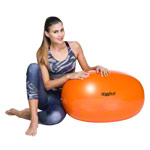 PEZZI Therapierolle Eggball,  55 cm x 80 cm, orange