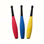 Jonglierkeulen aus Moosgummi 51,5 cm, 3er Set_StripHtml