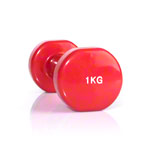 Fausthantel, 1 kg, rot, Stück