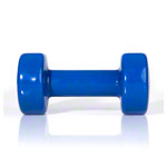 Fausthantel, 4 kg, blau, Stück