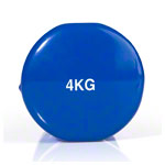 Fausthantel, 4 kg, blau, Stück