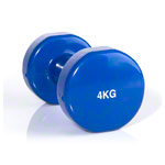 Fausthantel, 4 kg, blau, Stück