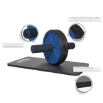 Sport-Tec Bauchtrainer Ab Wheel inkl. Kniematte