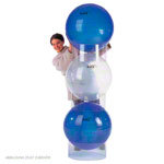 Stapelhilfe für Gymnastikbälle Ballschale Ball Schale Gymnastikball Sitzball