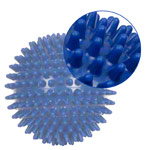 Igel-Ball,  10 cm, blau, mittel_StripHtml