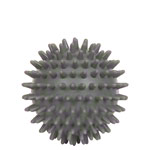 Igelball Massageball Reflexzonen Massage Selbstmassage hart 8 cm grau<br> grau