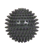 Igelball Massageball Reflexzonen Massage Selbstmassage hart 9 cm anthrazit<br> anthrazit