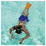 Abbildung zeigt BECO Schwimmflossen Tan Ga, Gr. 46-47, orange