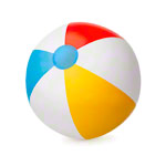 BECO Wasserball Wasserspielzeug Badespaß Strandball Poolspiel Pool Party<br> 40 cm