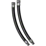 Verlängerungsadapter-Set für Minipumpe<br> 2x Schlauch 14 cm mit Schrader/Dunlop Ventil