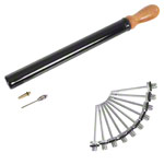 Ballpumpe<br> ø 28 mm x 38 cm inkl. 10 Nadelventilen