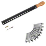 Ballpumpe<br> ø 28 mm x 38 cm inkl. 10 Kegelventilen