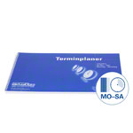 Terminplaner Organizer Terminbuch für Praxis & Therapie 4 Spalten 20 Min Mo.-Sa.