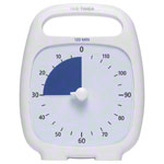 Abbildung zeigt Time Timer Plus Tischuhr mit akustischem Signal, 120 Min., 14x18 cm