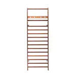 Abbildung zeigt NOHrD Sprossenwand Nussbaum, ausklappbar, 14 Sprossen, HxBxT 230x80x13 cm