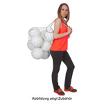 Ballnetz aus Nylon für 10-12 Bälle<br> Balltragenetz