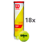 1x Wilson Tennisball CHAMPIONSHIP EXTRA DUTY , 4er-Dose