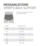 Abbildung zeigt Bauerfeind Rückenbandage Sports Back Support