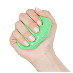 Physioflex Therapie-Knetmasse, Set: 85 g, soft, medium, strong, inkl. Buch