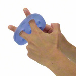 Thera Band Hand Xtrainer Handtrainer Fingertrainer Therapie stark<br> BLAU