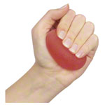Squeeze Egg Handtrainer Fingertrainer Unterarmtrainer Antistressball weich ROT
