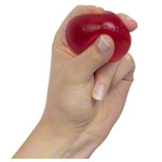 Thera Band Handtrainer Fingertrainer Unterarmtrainer Antistressball weich ROT