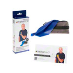 Thera-Band inkl. Tasche und Anleitung, 2,50 m x 12,8 cm, extra stark, blau