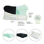 BLACKROLL Recovery Pillow, LxBxH 49x28x11 cm, inkl. Travel Bag_StripHtml