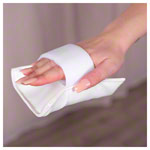 Sandsack mit Klettband, 15x15 cm, 0,5 kg, weiß