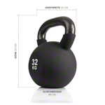 Abbildung zeigt Kettlebell, 32 kg, schwarz