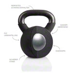 Kettlebell, 32 kg, schwarz