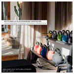 Kettlebell, 6 kg, grau