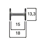 Kompakthantel aus Gummi, 2,5 kg, Stck_StripHtml