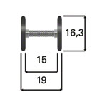 Kompakthantel aus Gummi, 5 kg, Stck_StripHtml