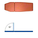 Abbildung zeigt HWK Therapieliege Solid Colmar Akku 2-tlg., Breite: 80 cm
